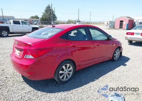 2012 Hyundai Accent Gls из США, поврежденный, VIN KMHCU4AE5CU211609